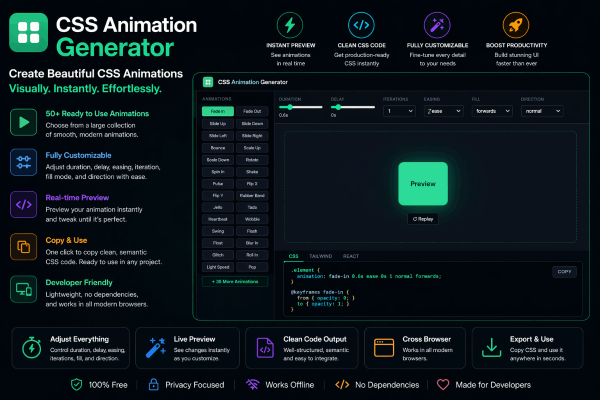 CSS Animation Generator