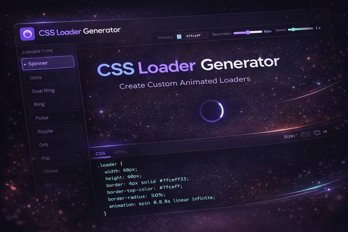 CSS Loader Generator