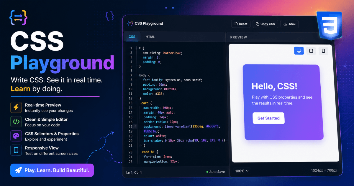 CSS Playground