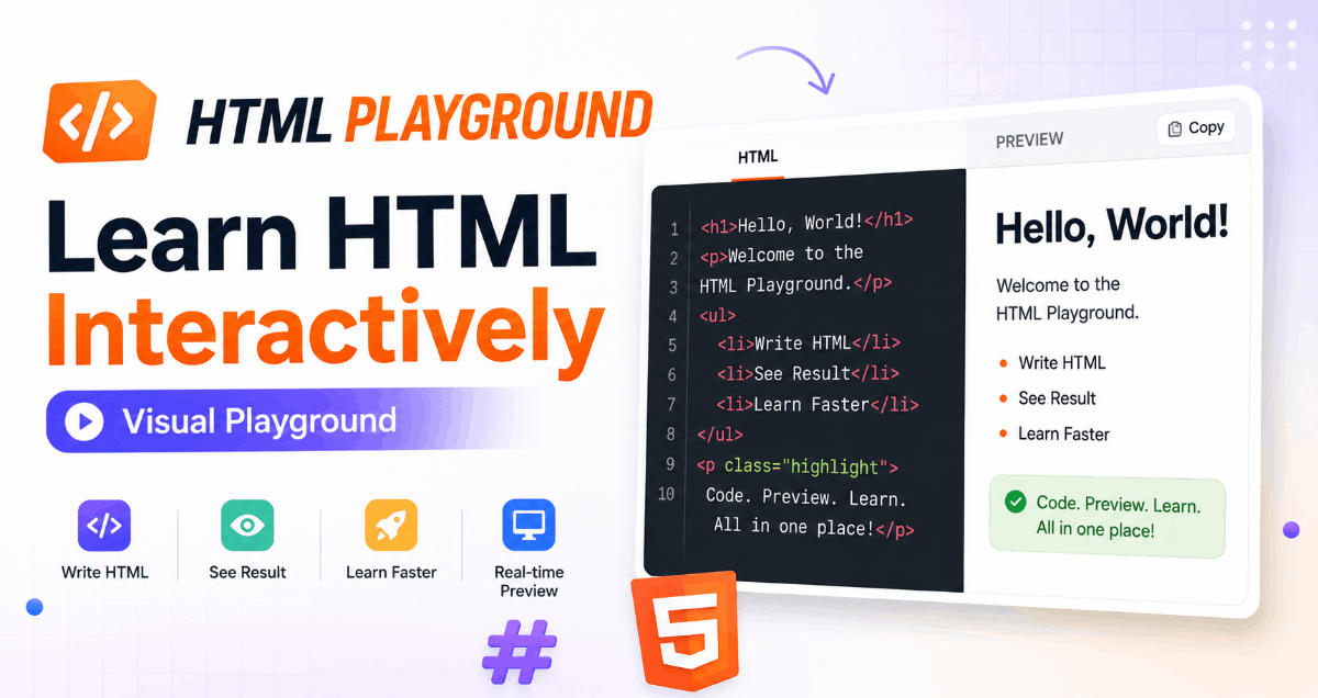 HTML Playground