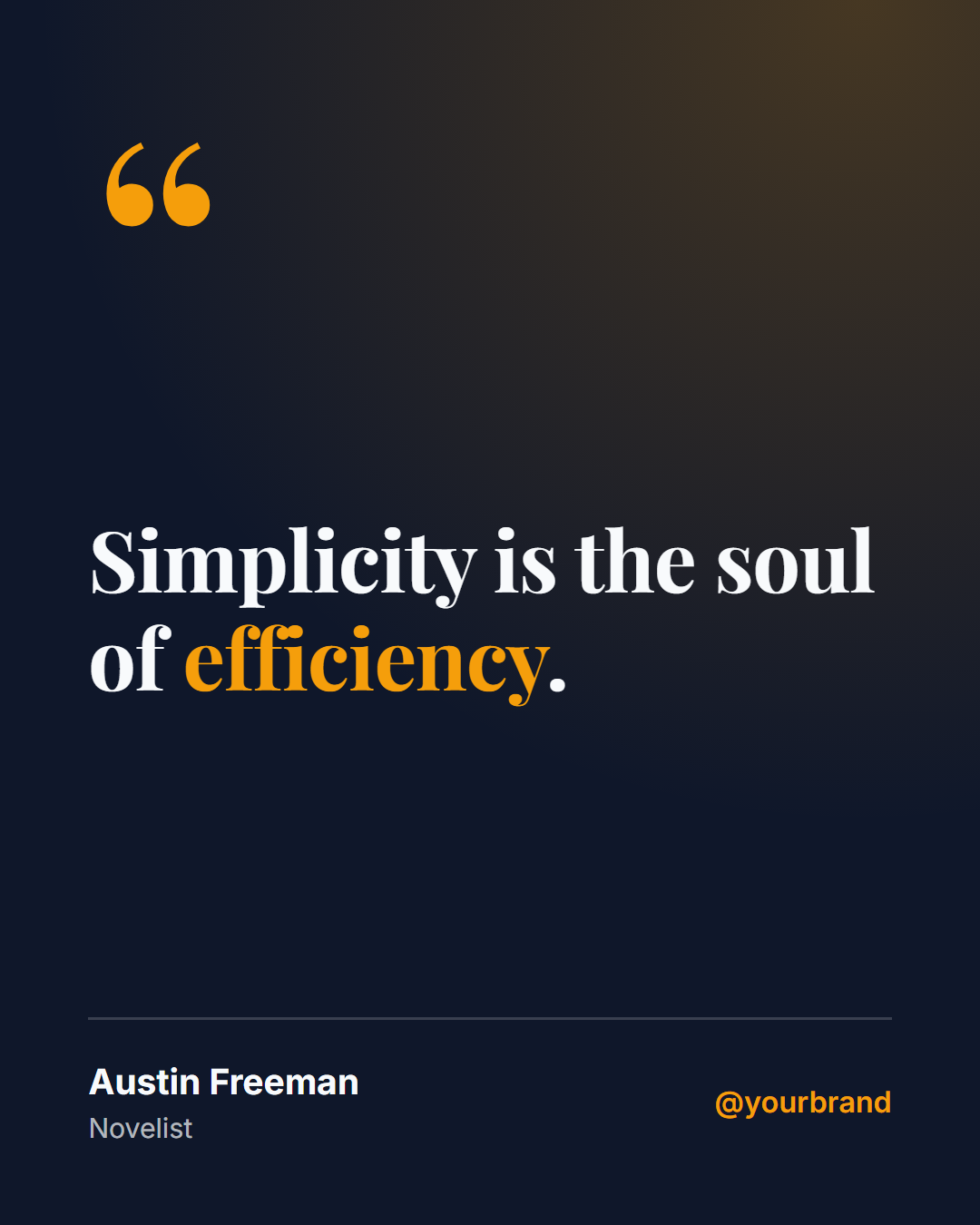 Big Quote template preview